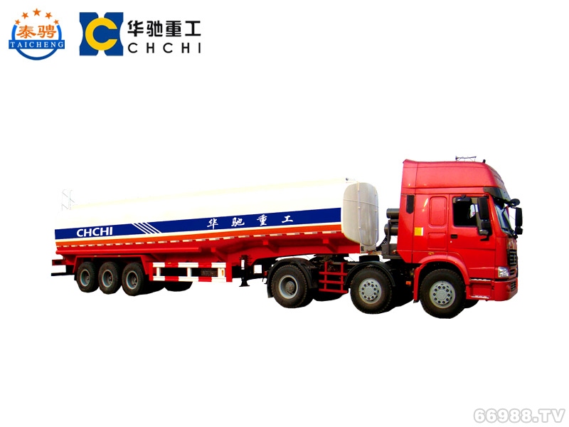 華馳泰騁 13米 24.4噸 3軸 運(yùn)油半掛車(chē) LHT9370GYY